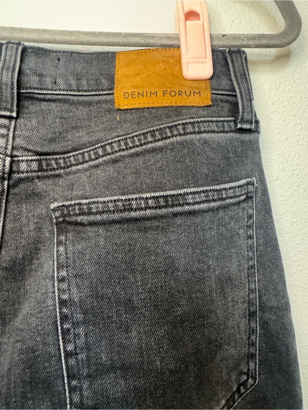 Denim Forum from Aritzia The Arlo High Rise Straight in Washed Black - Picture 5 of 10